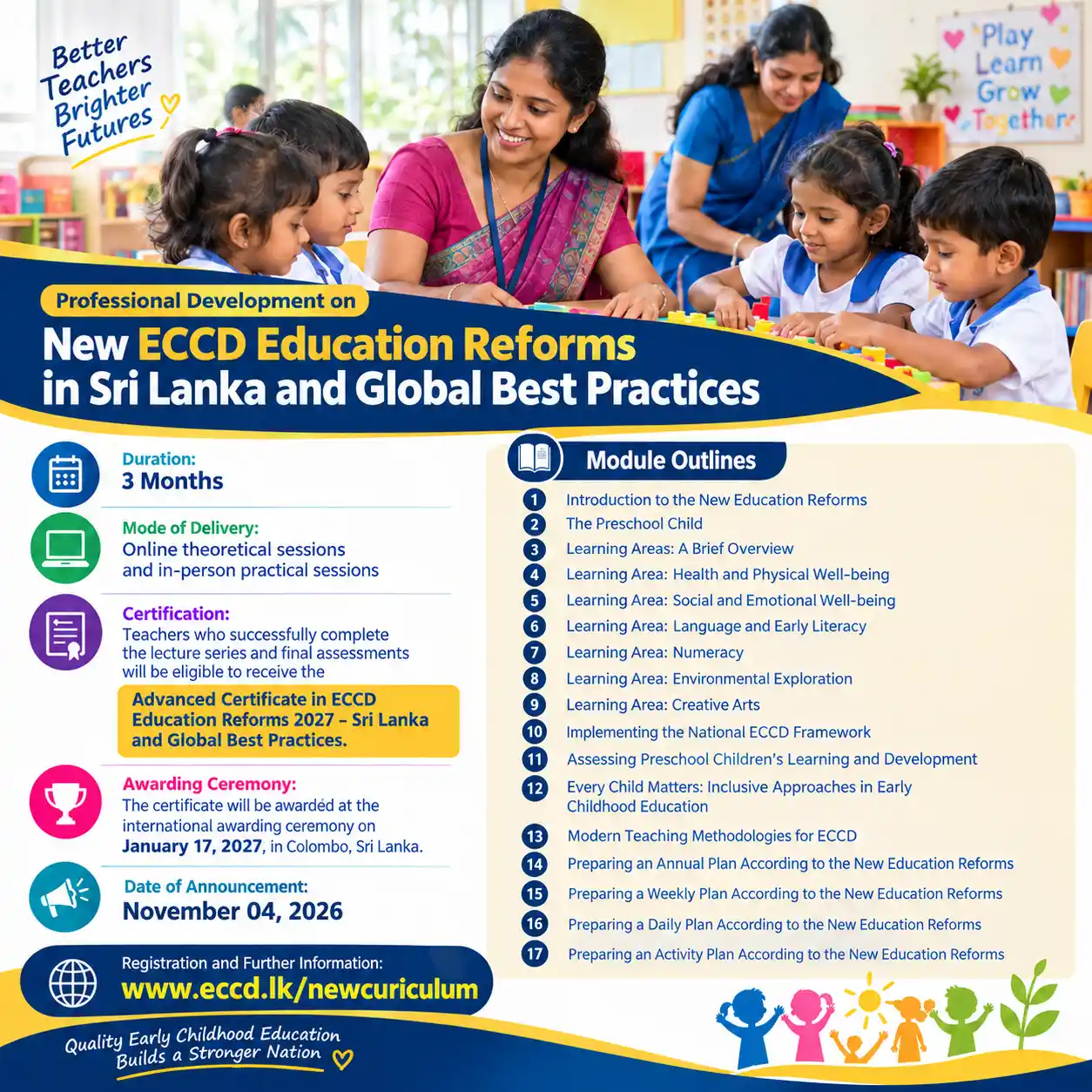 eccd education reforms promotional poster